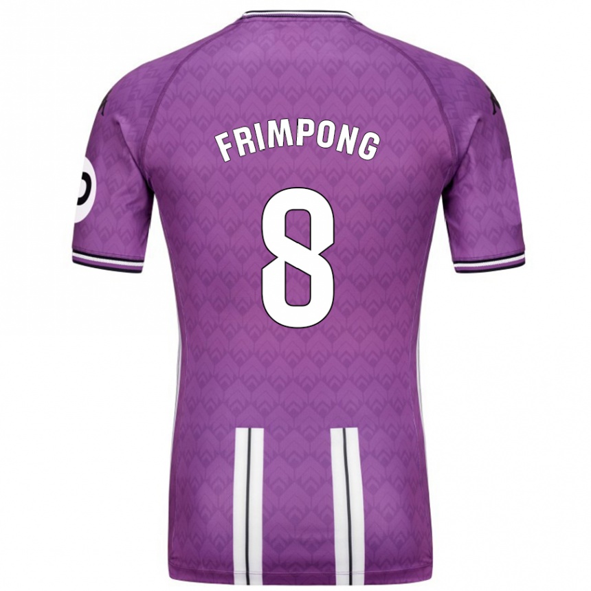 Vaikiškas Eugene Frimpong #8 Violetinė Balta Namų Marškinėliai 2024/25 T-Shirt