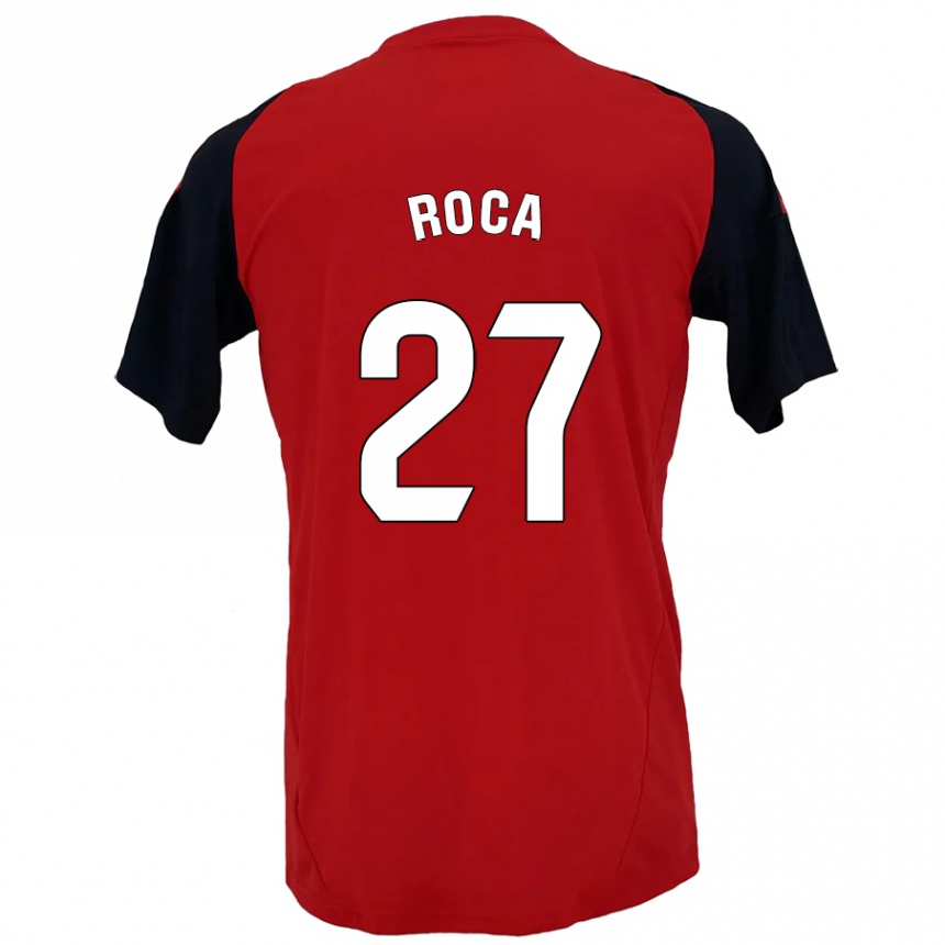 Vaikiškas Joel Roca #27 Raudona Juoda Namų Marškinėliai 2024/25 T-Shirt