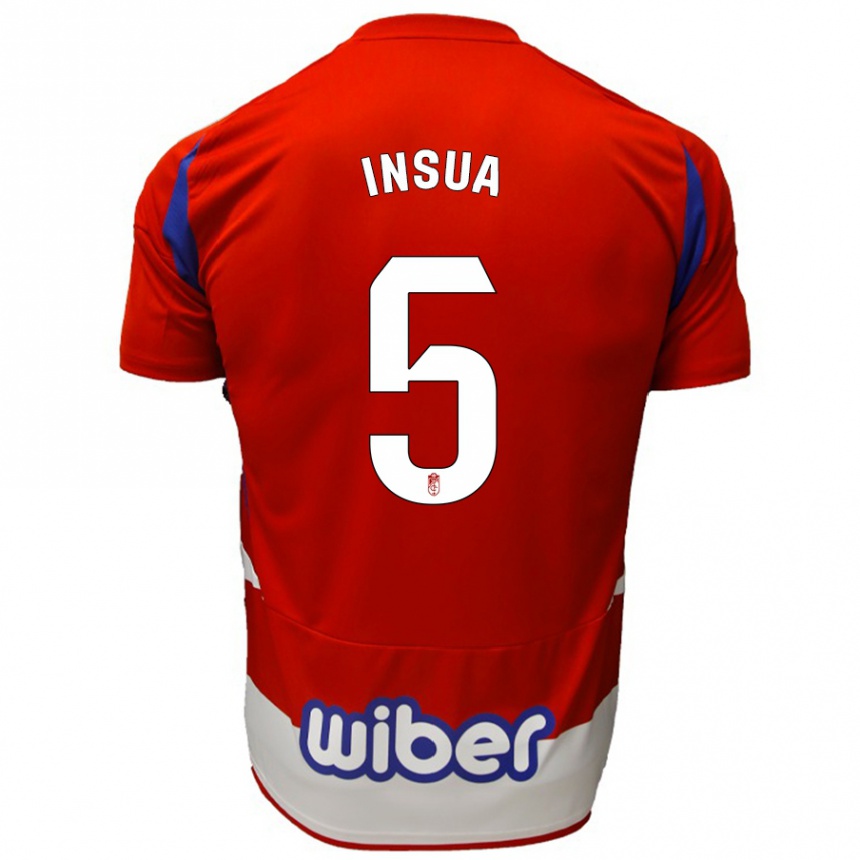 Vaikiškas Pablo Insua #5 Raudona Balta Mėlyna Namų Marškinėliai 2024/25 T-Shirt