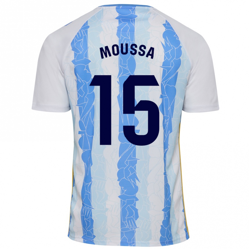 Vaikiškas Moussa Diarra #15 Balta Mėlyna Namų Marškinėliai 2024/25 T-Shirt