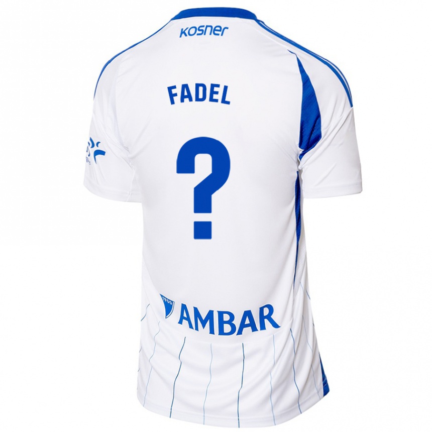 Vaikiškas Ismael Fadel #0 Raudona Balta Namų Marškinėliai 2024/25 T-Shirt