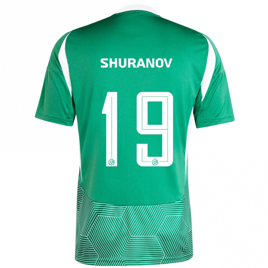 Vaikiškas Erik Shuranov #19 Žalia Balta Namų Marškinėliai 2024/25 T-Shirt