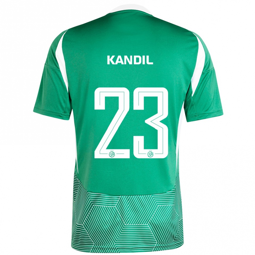 Vaikiškas Maor Kandil #23 Žalia Balta Namų Marškinėliai 2024/25 T-Shirt