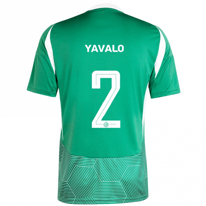 Vaikiškas Gatachao Yavalo #2 Žalia Balta Namų Marškinėliai 2024/25 T-Shirt