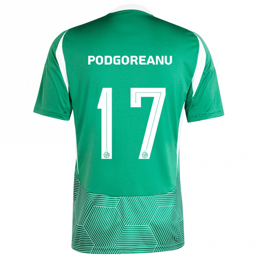 Vaikiškas Suf Podgoreanu #17 Žalia Balta Namų Marškinėliai 2024/25 T-Shirt