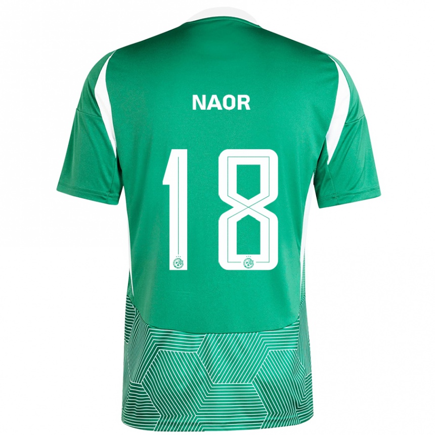 Vaikiškas Goni Naor #18 Žalia Balta Namų Marškinėliai 2024/25 T-Shirt