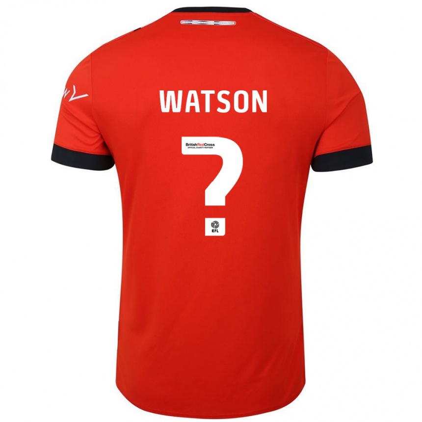 Vaikiškas Louie Watson #0 Oranžinė Juoda Namų Marškinėliai 2024/25 T-Shirt