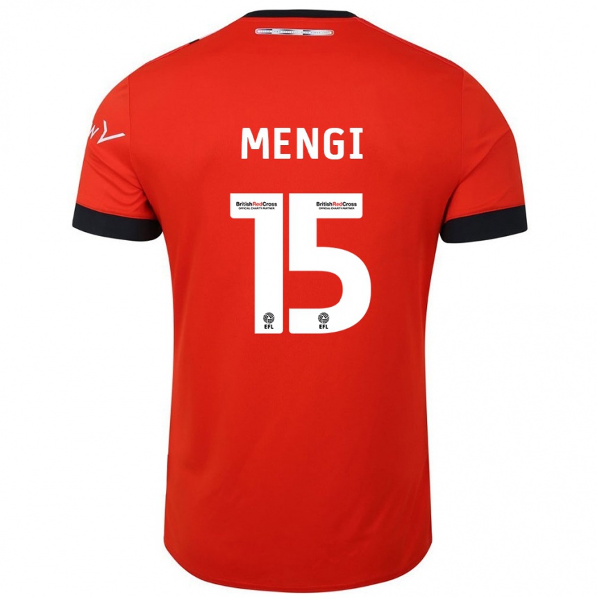 Vaikiškas Teden Mengi #15 Oranžinė Juoda Namų Marškinėliai 2024/25 T-Shirt