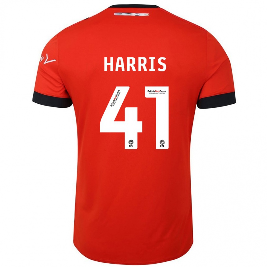 Vaikiškas Taylan Harris #41 Oranžinė Juoda Namų Marškinėliai 2024/25 T-Shirt