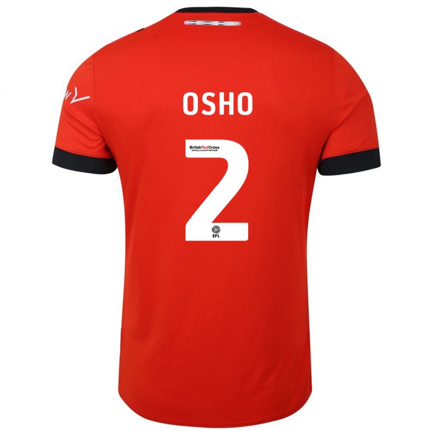 Vaikiškas Gabriel Osho #2 Oranžinė Juoda Namų Marškinėliai 2024/25 T-Shirt