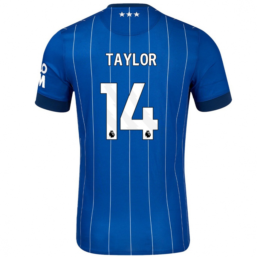 Vaikiškas Jack Taylor #14 Tamsiai Mėlyna Namų Marškinėliai 2024/25 T-Shirt