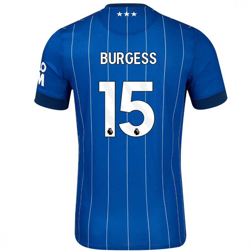 Vaikiškas Cameron Burgess #15 Tamsiai Mėlyna Namų Marškinėliai 2024/25 T-Shirt