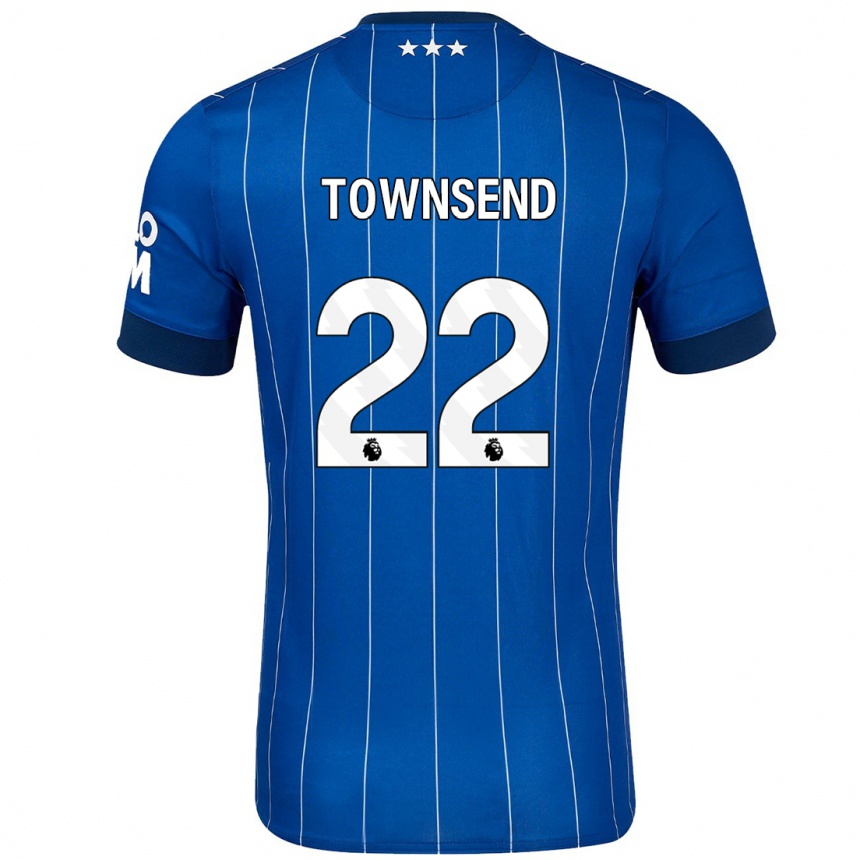 Vaikiškas Conor Townsend #22 Tamsiai Mėlyna Namų Marškinėliai 2024/25 T-Shirt