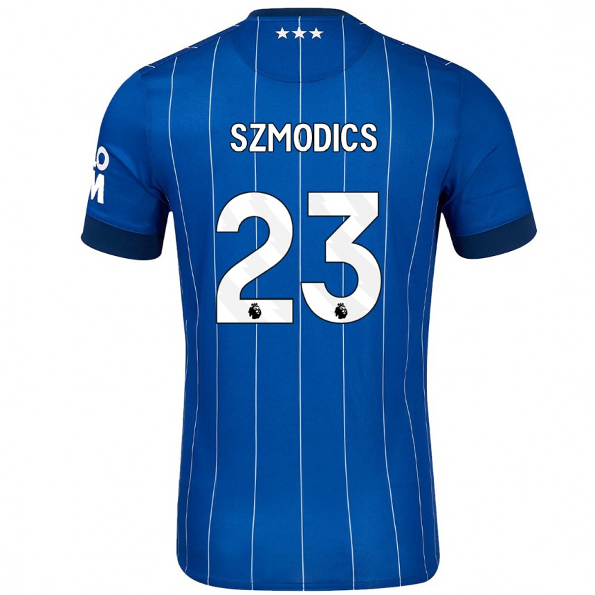 Vaikiškas Sammie Szmodics #23 Tamsiai Mėlyna Namų Marškinėliai 2024/25 T-Shirt