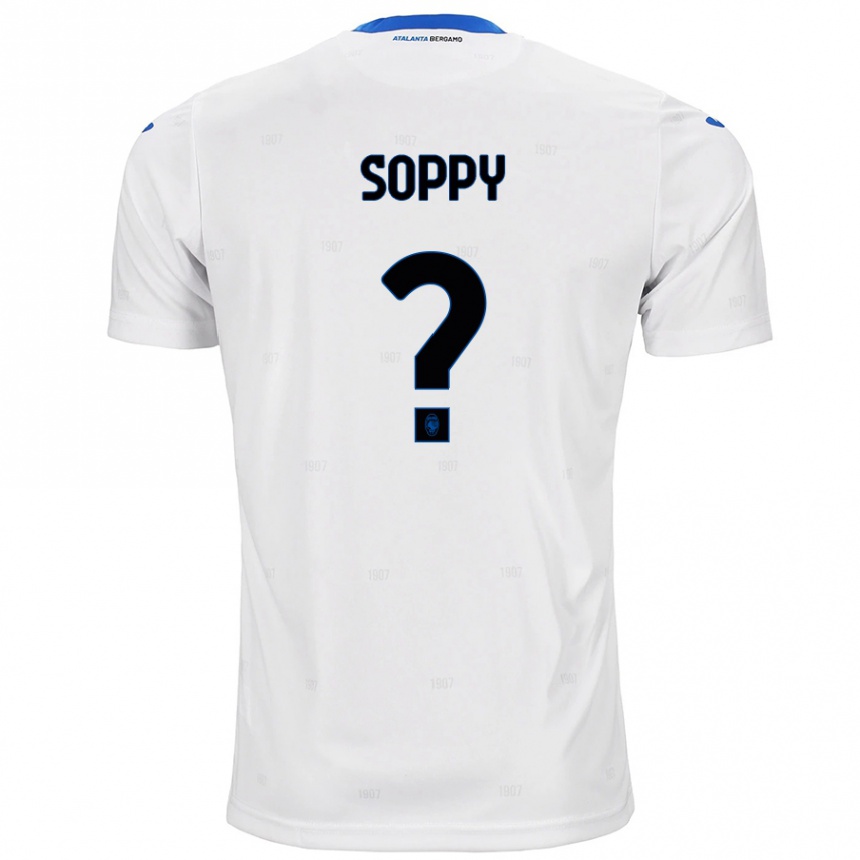 Vaikiškas Brandon Soppy #0 Baltas Išvykos Marškinėliai 2024/25 T-Shirt