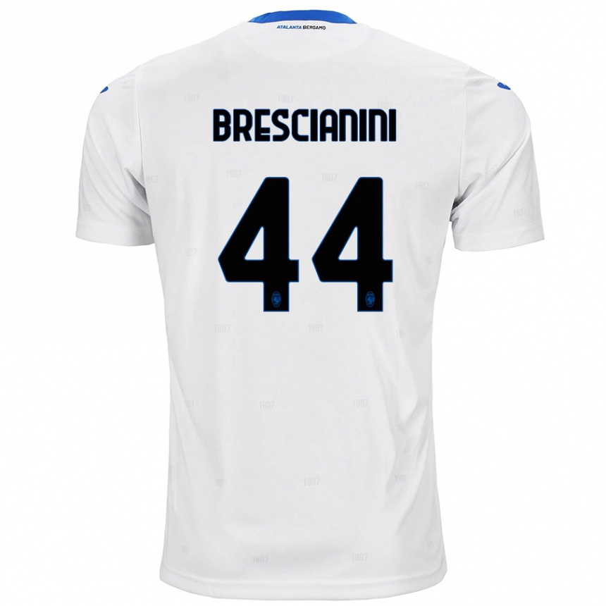 Vaikiškas Marco Brescianini #44 Baltas Išvykos Marškinėliai 2024/25 T-Shirt