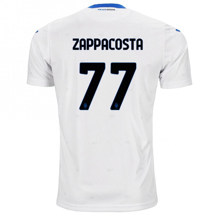 Vaikiškas Davide Zappacosta #77 Baltas Išvykos Marškinėliai 2024/25 T-Shirt