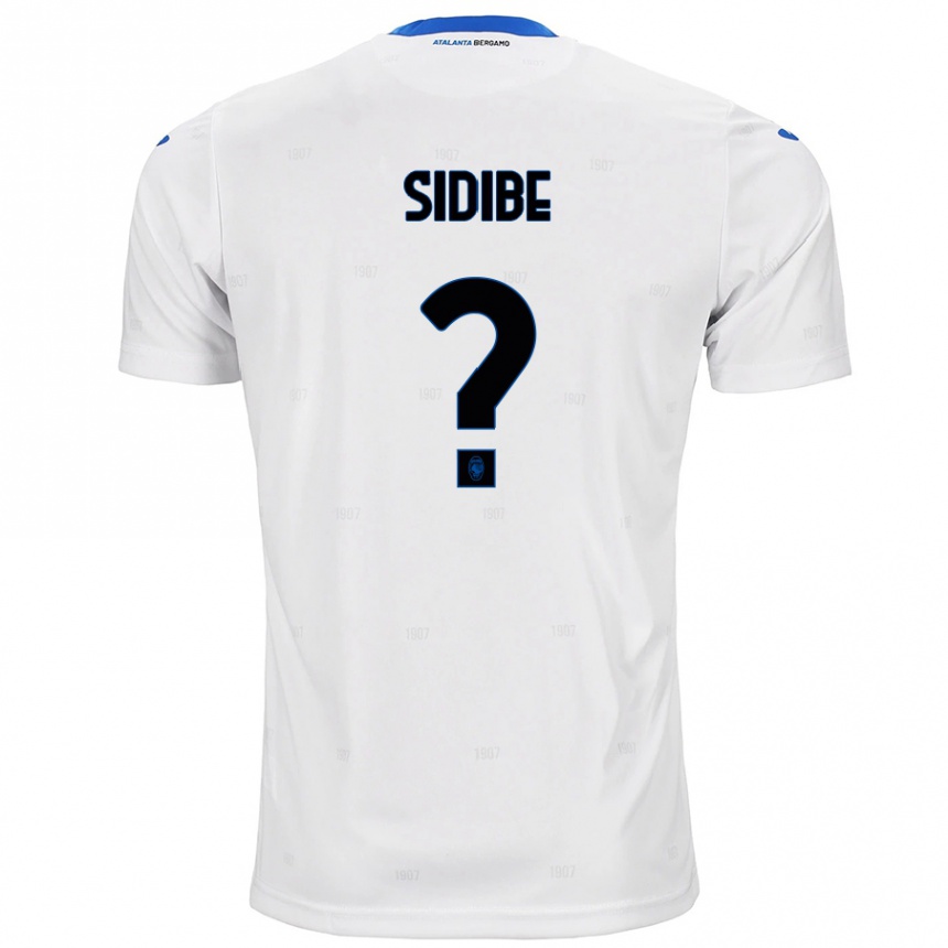 Vaikiškas Alassane Sidibe #0 Baltas Išvykos Marškinėliai 2024/25 T-Shirt