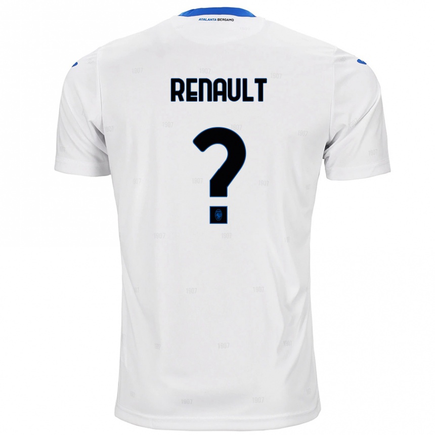 Vaikiškas Guillaume Renault #0 Baltas Išvykos Marškinėliai 2024/25 T-Shirt