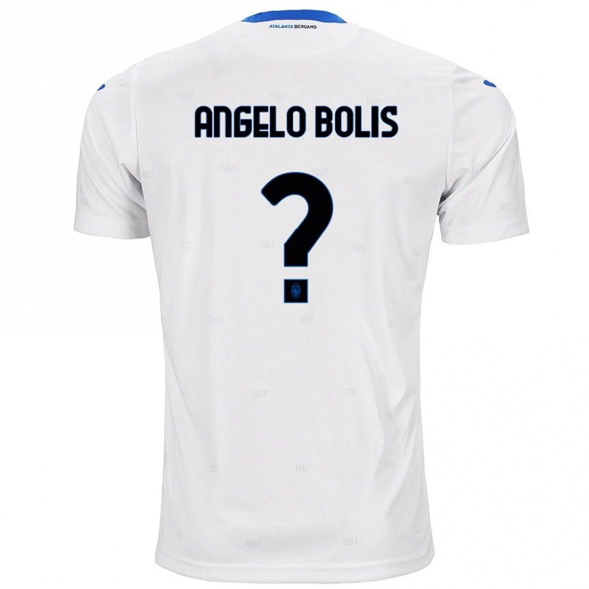 Vaikiškas Tommaso Angelo Bolis #0 Baltas Išvykos Marškinėliai 2024/25 T-Shirt