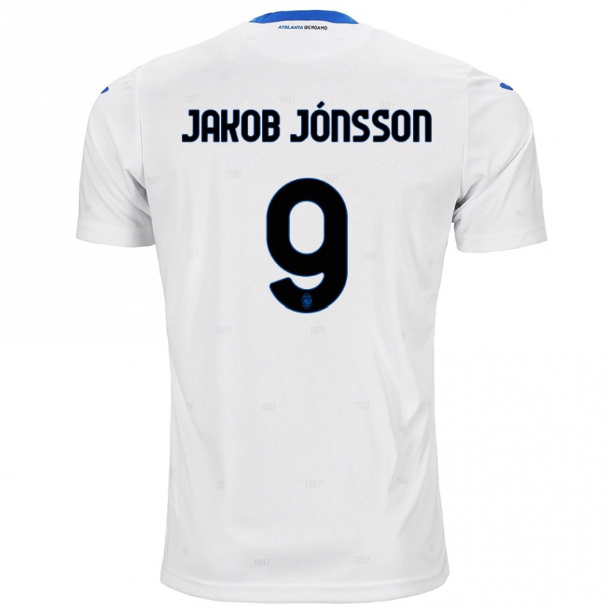 Vaikiškas Birkir Jakob Jónsson #9 Baltas Išvykos Marškinėliai 2024/25 T-Shirt