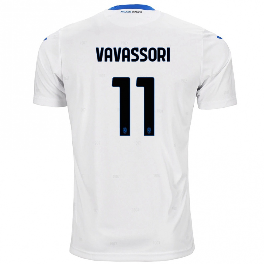 Vaikiškas Dominic Vavassori #11 Baltas Išvykos Marškinėliai 2024/25 T-Shirt