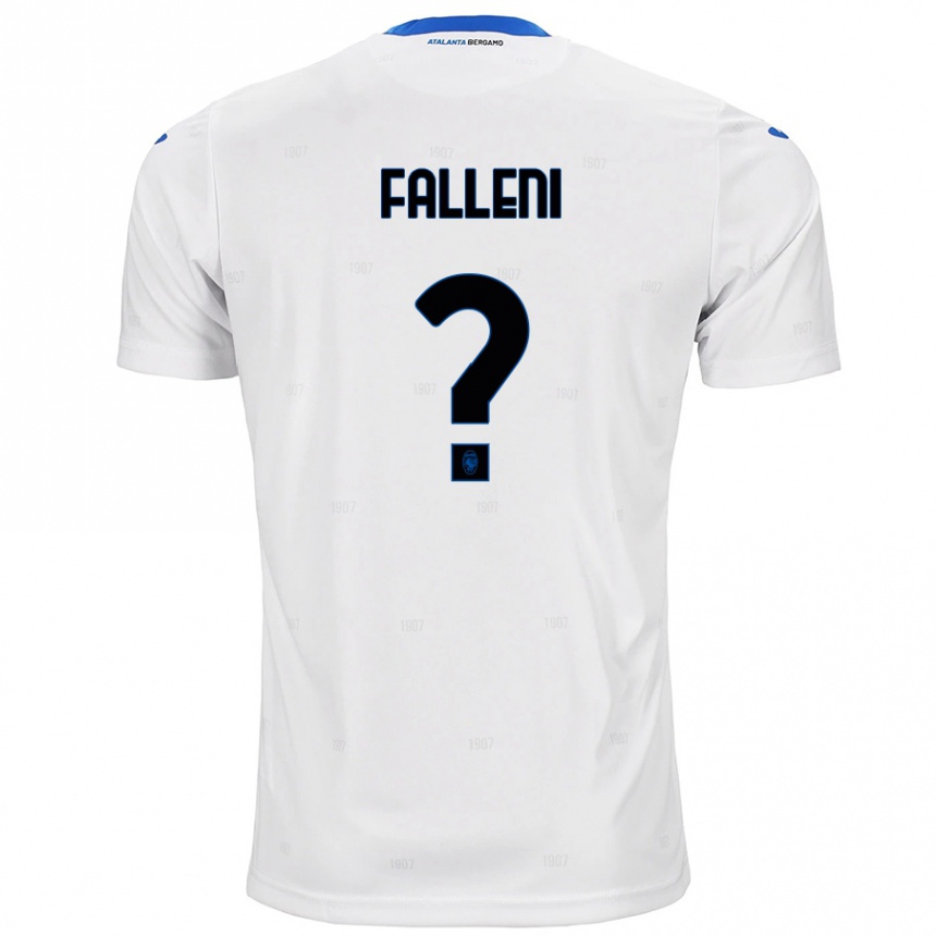 Vaikiškas Alessandro Falleni #0 Baltas Išvykos Marškinėliai 2024/25 T-Shirt