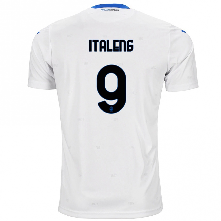 Vaikiškas Jonathan Italeng #9 Baltas Išvykos Marškinėliai 2024/25 T-Shirt