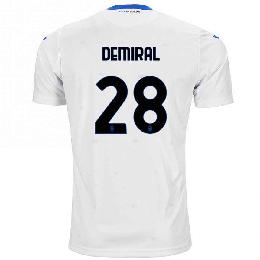 Vaikiškas Merih Demiral #28 Baltas Išvykos Marškinėliai 2024/25 T-Shirt