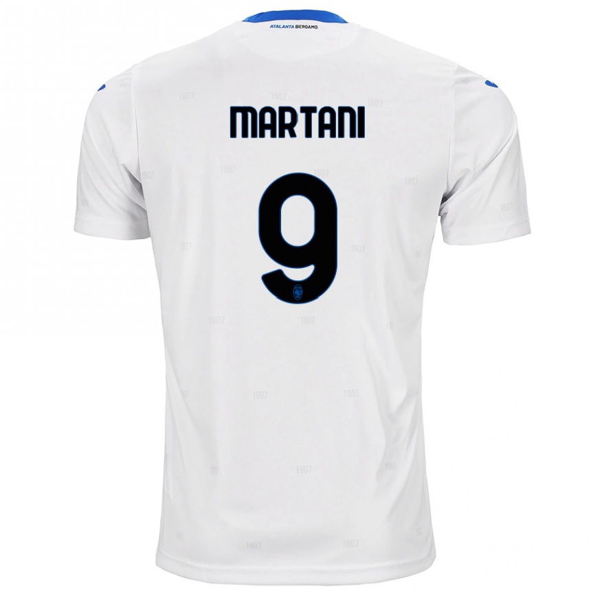 Vaikiškas Alice Martani #9 Baltas Išvykos Marškinėliai 2024/25 T-Shirt