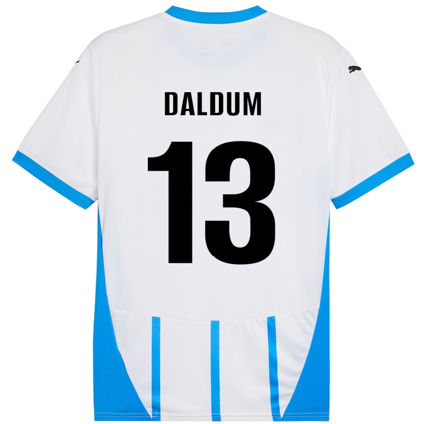 Vaikiškas Sonosi Daldum #13 Balta Mėlyna Išvykos Marškinėliai 2024/25 T-Shirt