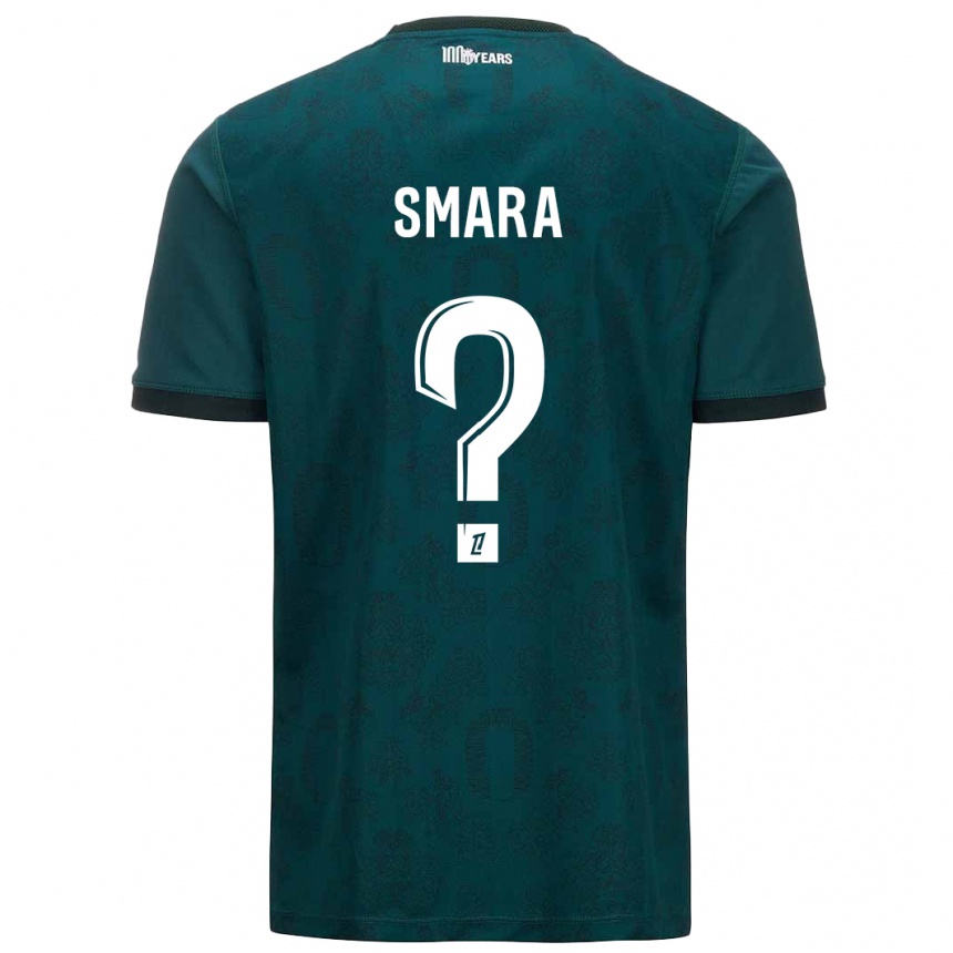 Vaikiškas Yacine Smara #0 Tamsiai Žalia Išvykos Marškinėliai 2024/25 T-Shirt