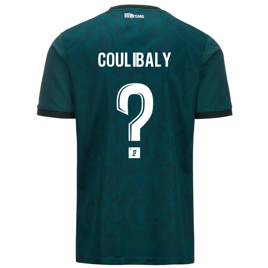 Vaikiškas Mamadou Coulibaly #0 Tamsiai Žalia Išvykos Marškinėliai 2024/25 T-Shirt