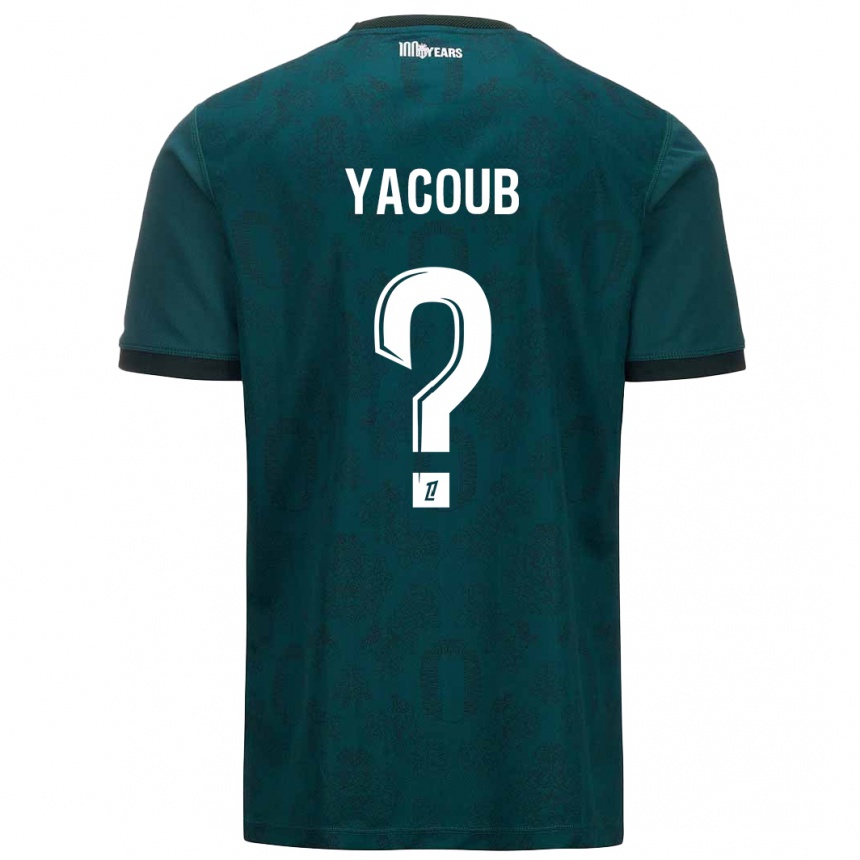 Vaikiškas Béchir Yacoub #0 Tamsiai Žalia Išvykos Marškinėliai 2024/25 T-Shirt