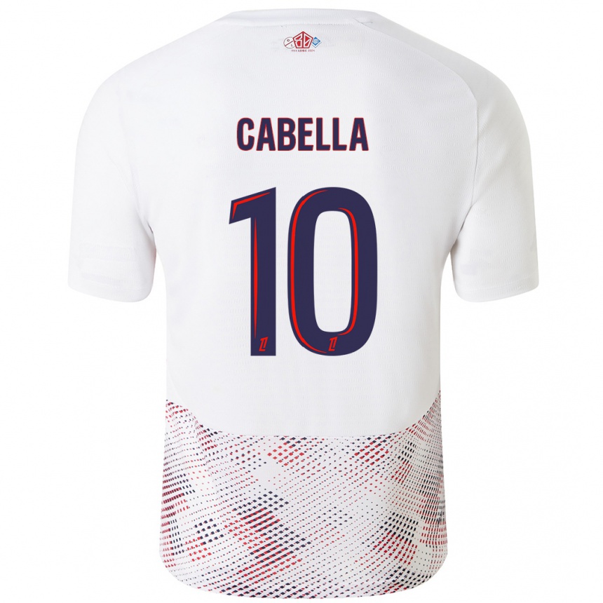 Vaikiškas Rémy Cabella #10 Balta Karališka Mėlyna Išvykos Marškinėliai 2024/25 T-Shirt