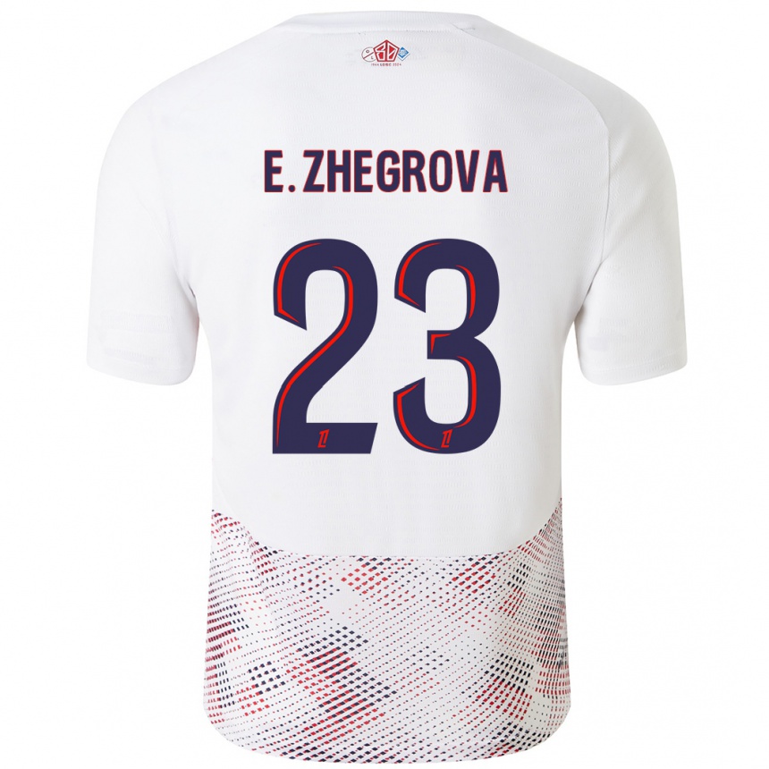 Vaikiškas Edon Zhegrova #23 Balta Karališka Mėlyna Išvykos Marškinėliai 2024/25 T-Shirt