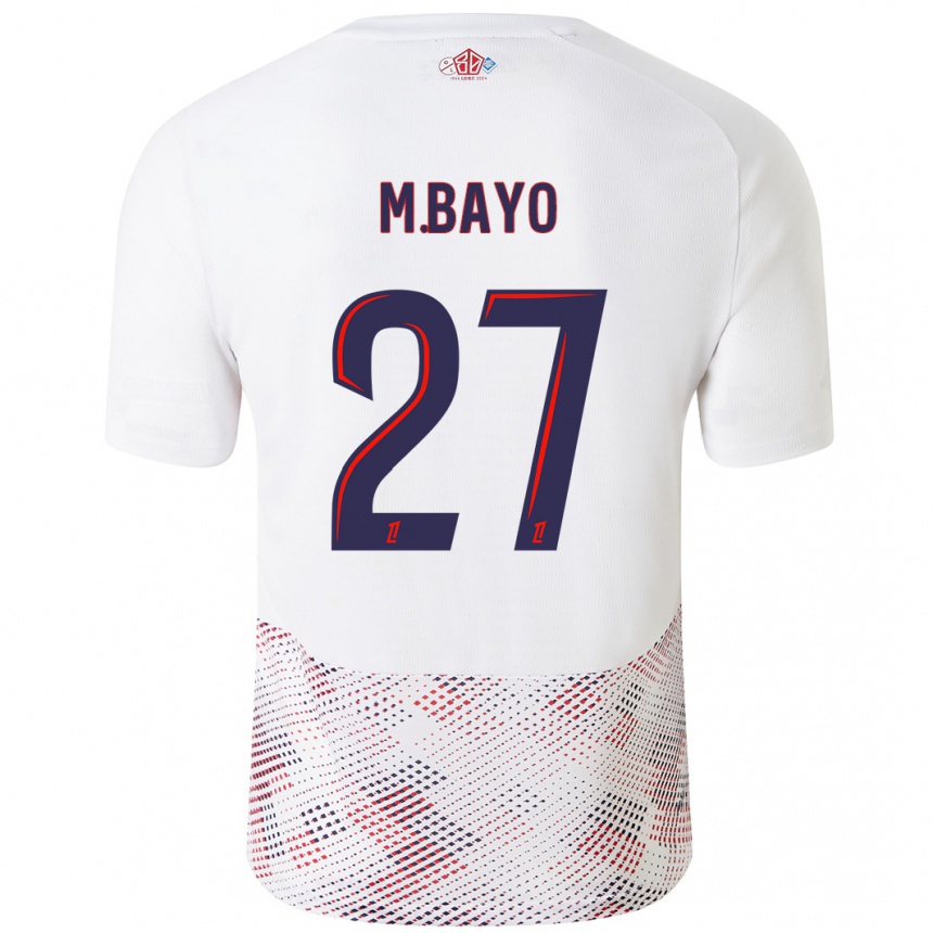 Vaikiškas Mohamed Bayo #27 Balta Karališka Mėlyna Išvykos Marškinėliai 2024/25 T-Shirt