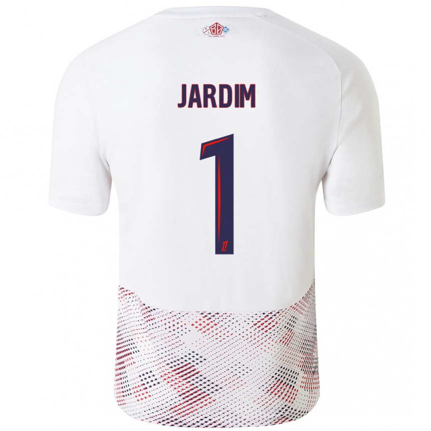 Vaikiškas Leo Jardim #1 Balta Karališka Mėlyna Išvykos Marškinėliai 2024/25 T-Shirt