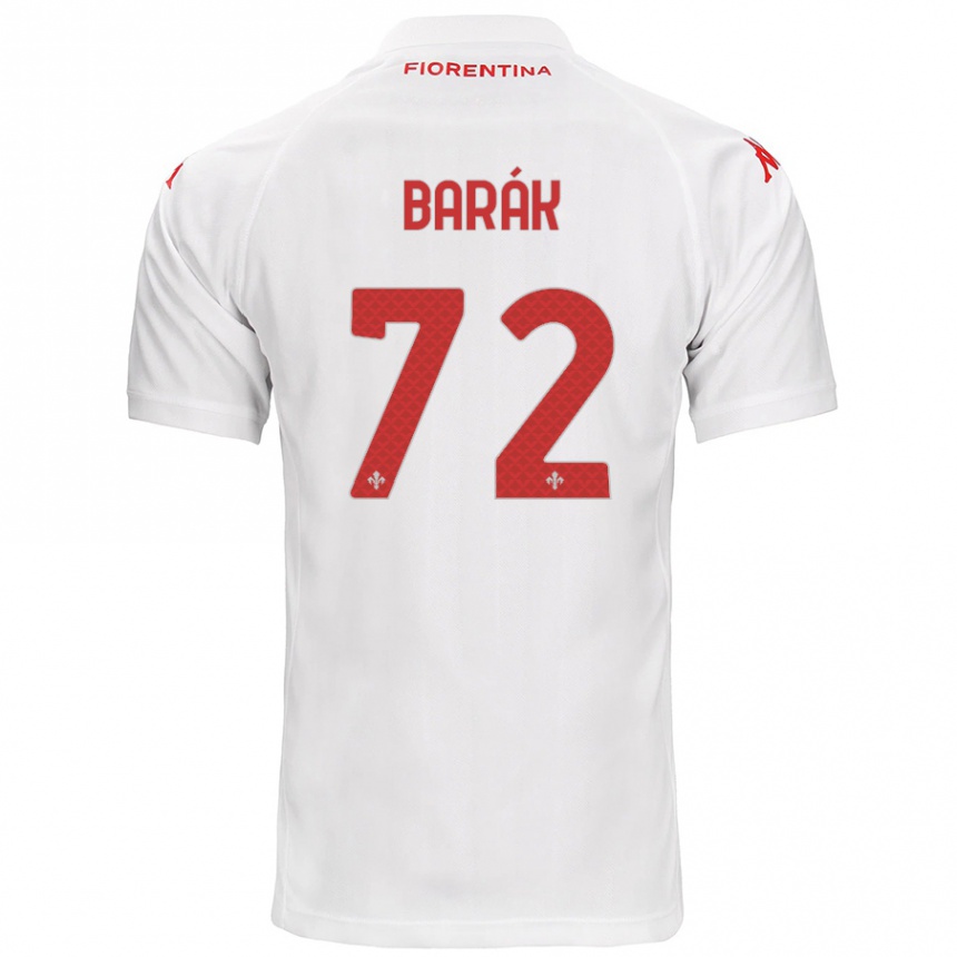 Vaikiškas Antonin Barak #72 Baltas Išvykos Marškinėliai 2024/25 T-Shirt