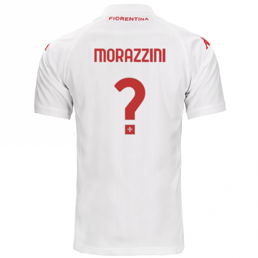 Vaikiškas Luigi Morazzini #0 Baltas Išvykos Marškinėliai 2024/25 T-Shirt