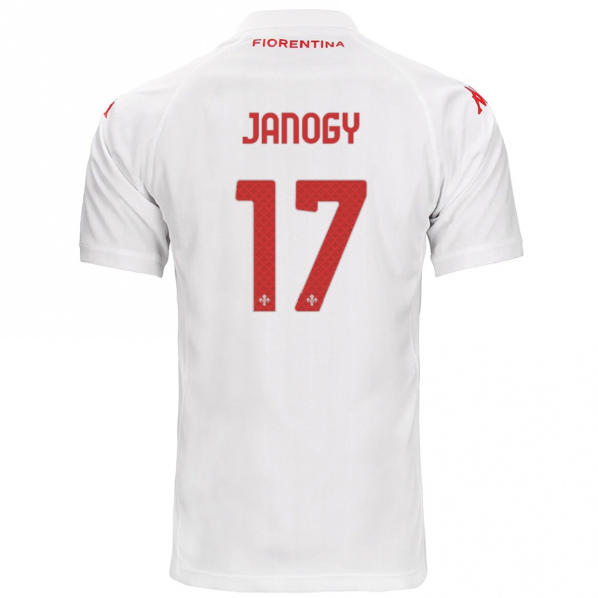 Vaikiškas Madelen Janogy #17 Baltas Išvykos Marškinėliai 2024/25 T-Shirt