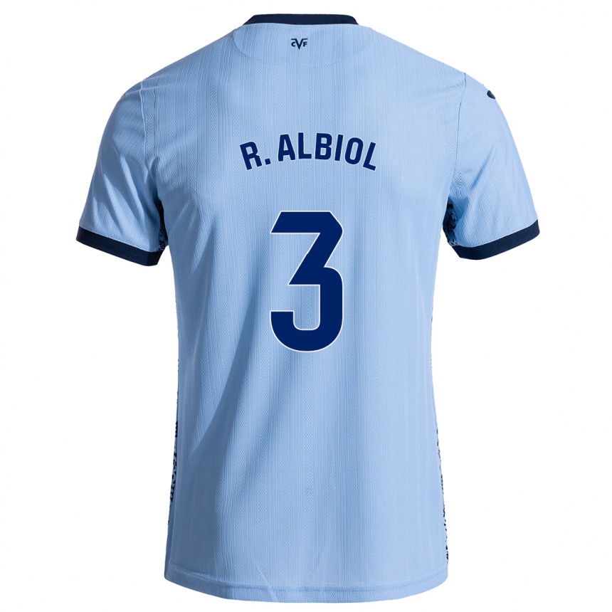 Vaikiškas Raúl Albiol #3 Dangaus Mėlyna Išvykos Marškinėliai 2024/25 T-Shirt