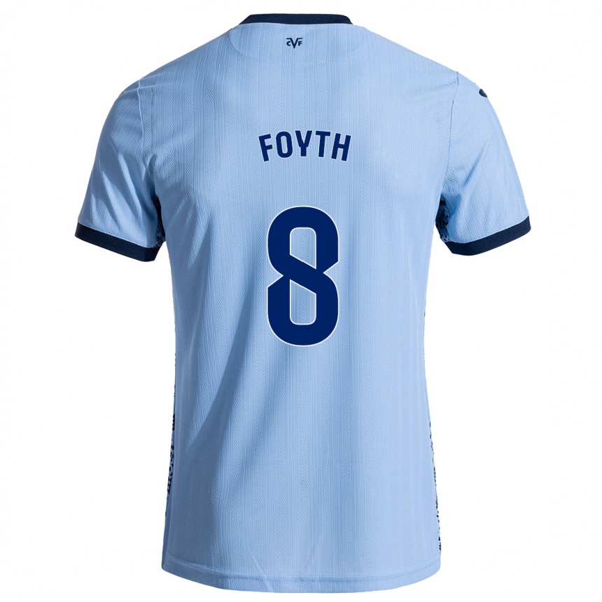 Vaikiškas Juan Foyth #8 Dangaus Mėlyna Išvykos Marškinėliai 2024/25 T-Shirt