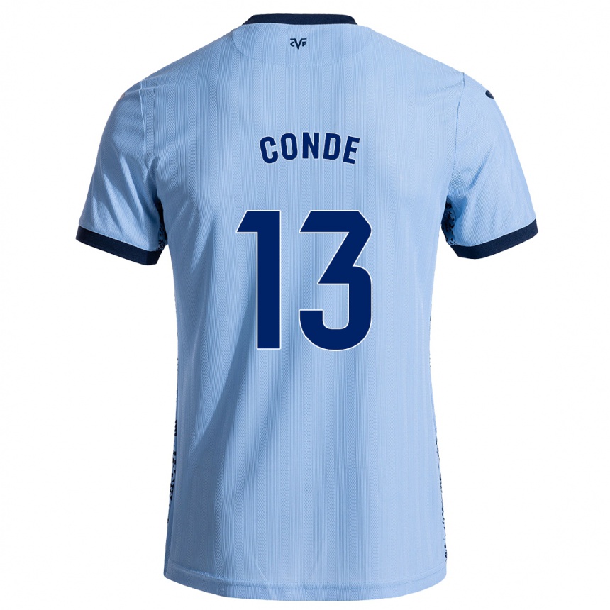 Vaikiškas Diego Conde #13 Dangaus Mėlyna Išvykos Marškinėliai 2024/25 T-Shirt