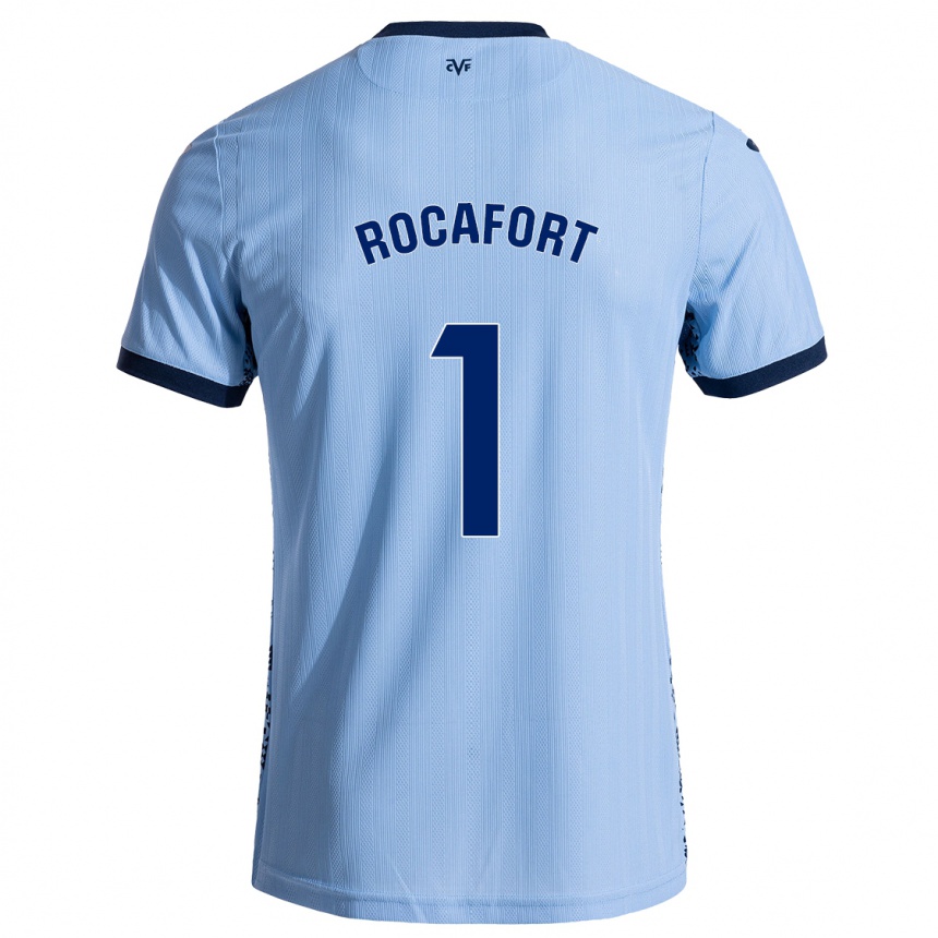 Vaikiškas Rodrigo Rocafort #1 Dangaus Mėlyna Išvykos Marškinėliai 2024/25 T-Shirt