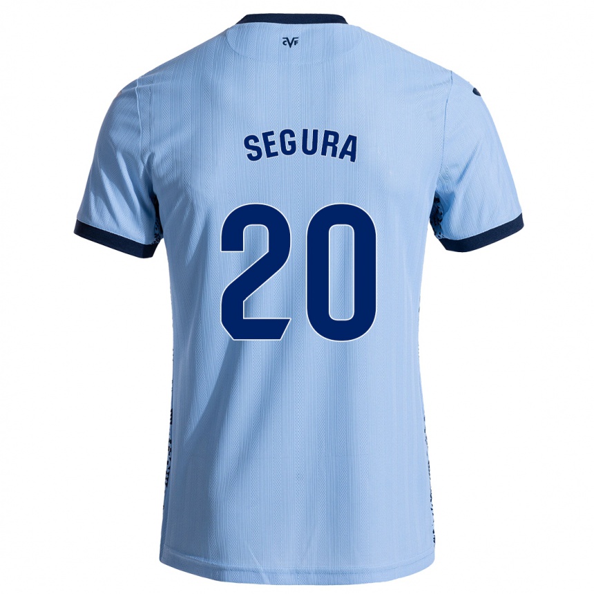 Vaikiškas Carlos Segura #20 Dangaus Mėlyna Išvykos Marškinėliai 2024/25 T-Shirt