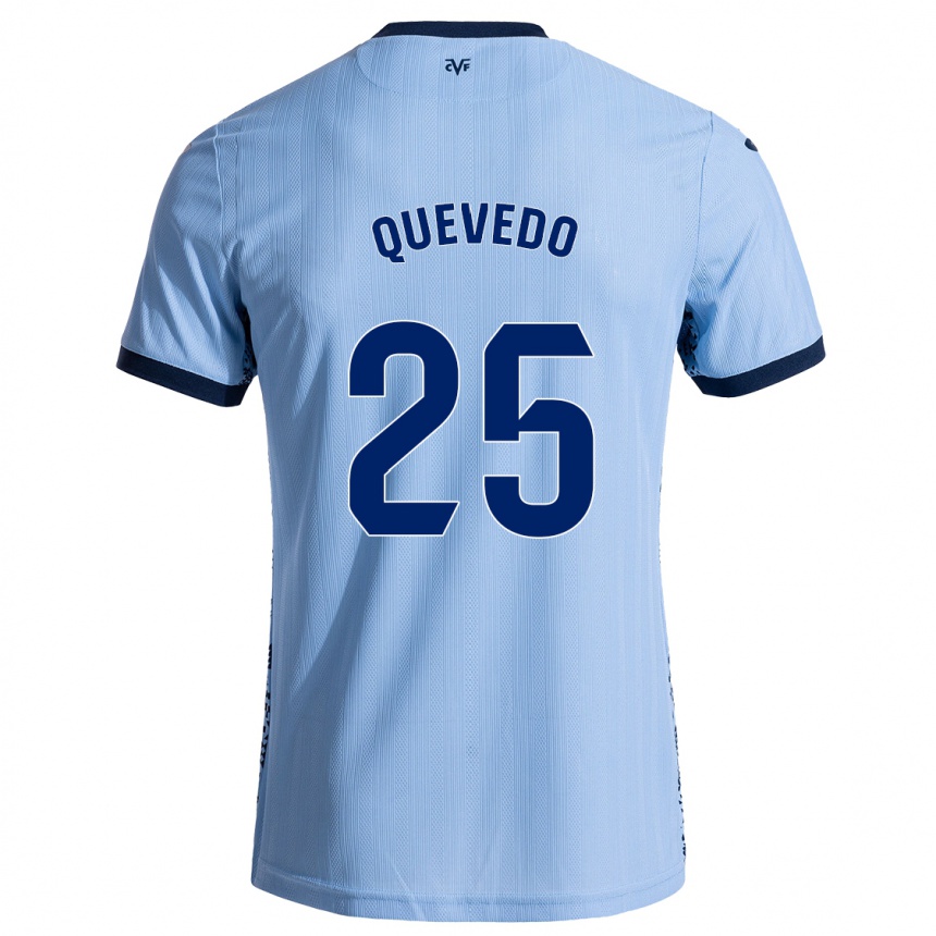 Vaikiškas Alex Quevedo #25 Dangaus Mėlyna Išvykos Marškinėliai 2024/25 T-Shirt