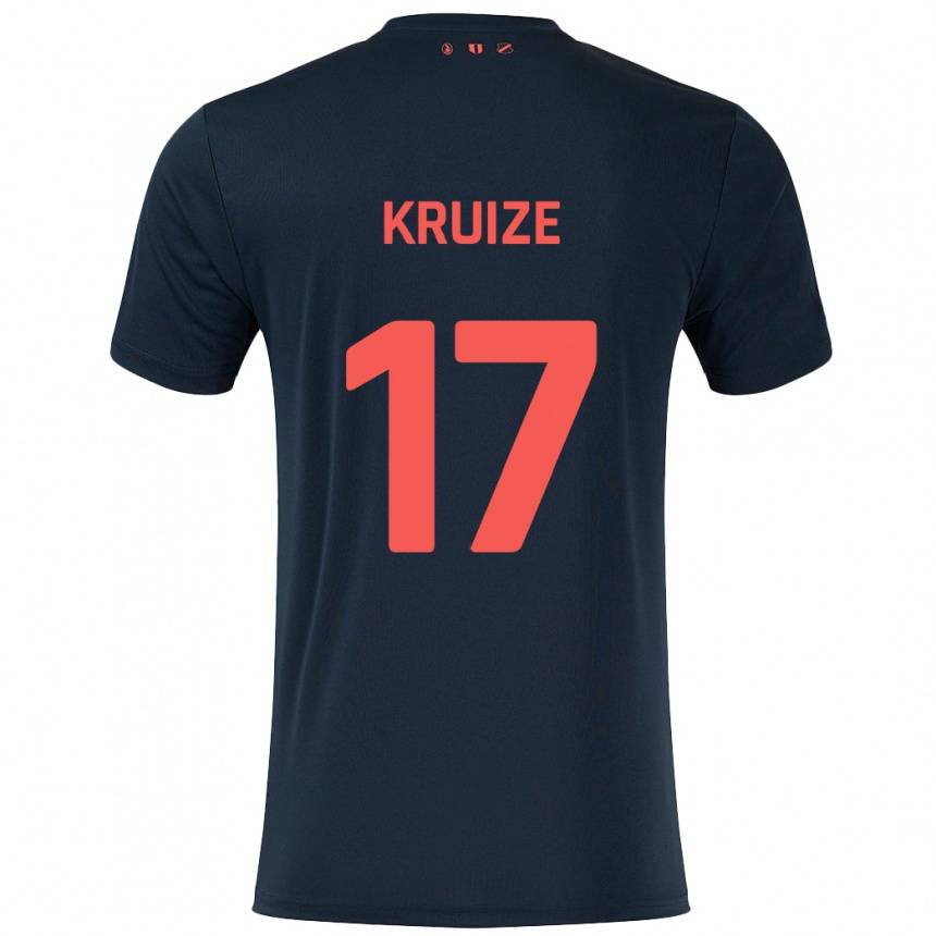 Vaikiškas Elisha Kruize #17 Juoda Raudona Išvykos Marškinėliai 2024/25 T-Shirt