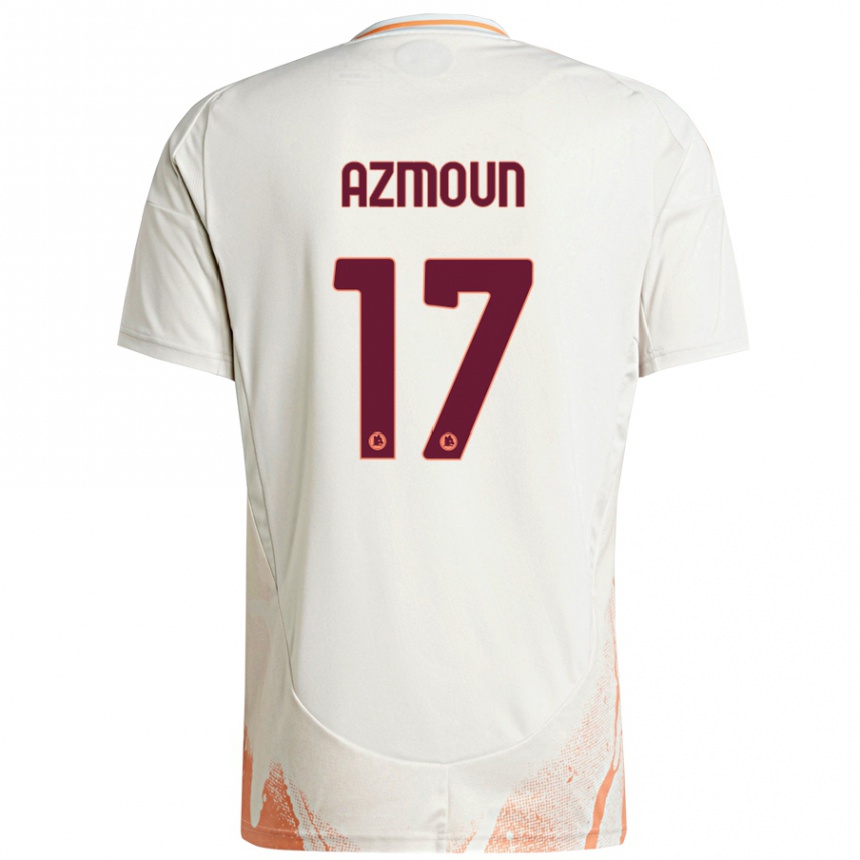 Vaikiškas Sardar Azmoun #17 Kreminė Balta Oranžinė Išvykos Marškinėliai 2024/25 T-Shirt