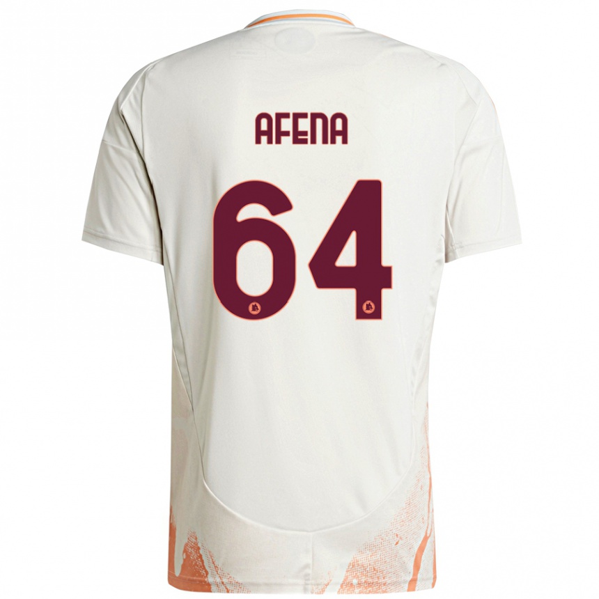 Vaikiškas Felix Afena-Gyan #64 Kreminė Balta Oranžinė Išvykos Marškinėliai 2024/25 T-Shirt